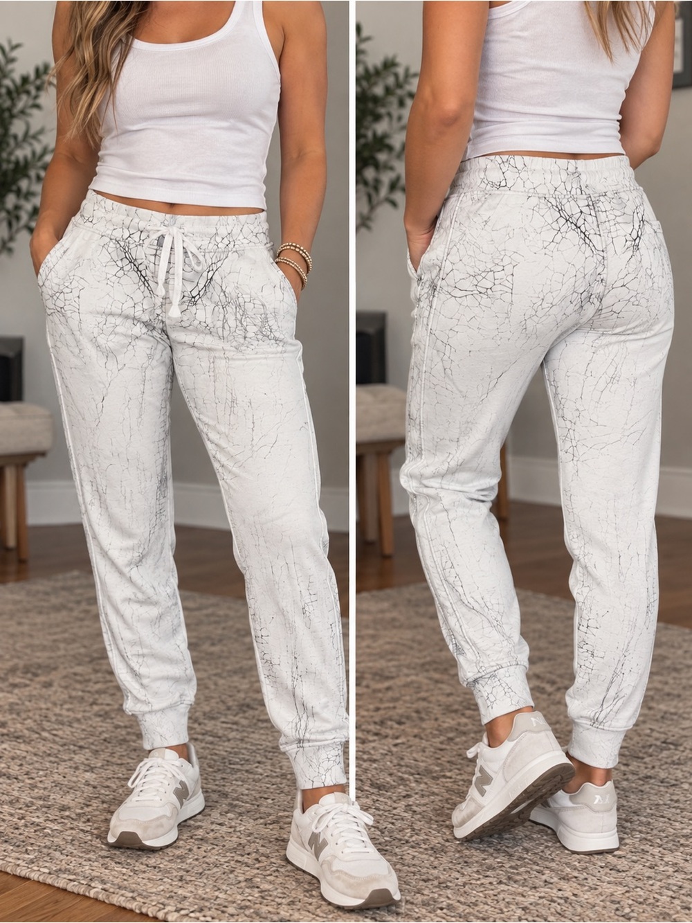 Lululemon Warm Down Jogger White Thread Dye